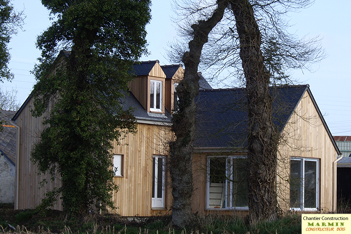 construction maison bois à Dinan - 22