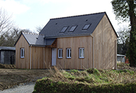 construction maison bois à Combourg - 35
